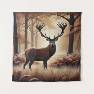 Herbst Hirschband Wandteppich