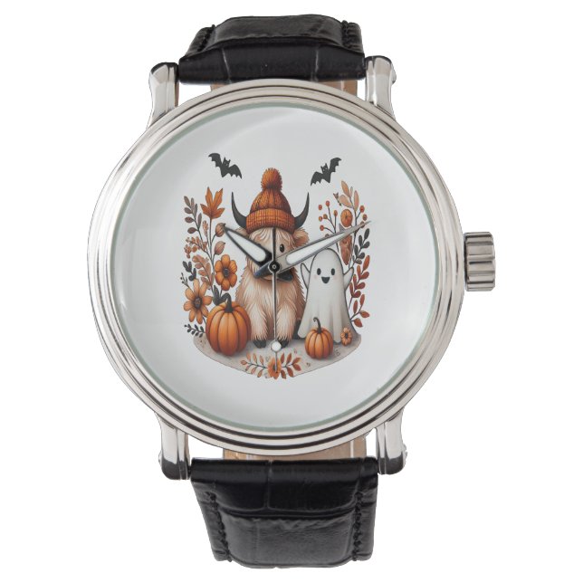 Herbst Hochland Kuh Ghost , Herbst Armbanduhr (Vorderseite)