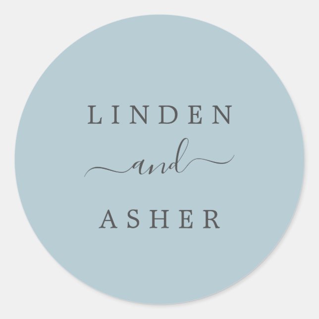 Herbst | Hochzeitsszenarien-Umschlag Aufkleber (Vorderseite)