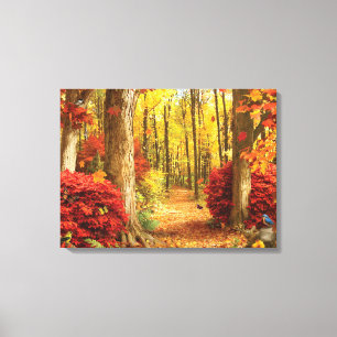 "Herbst-Holz-" Leinwand-Druck Alan Giana Leinwanddruck