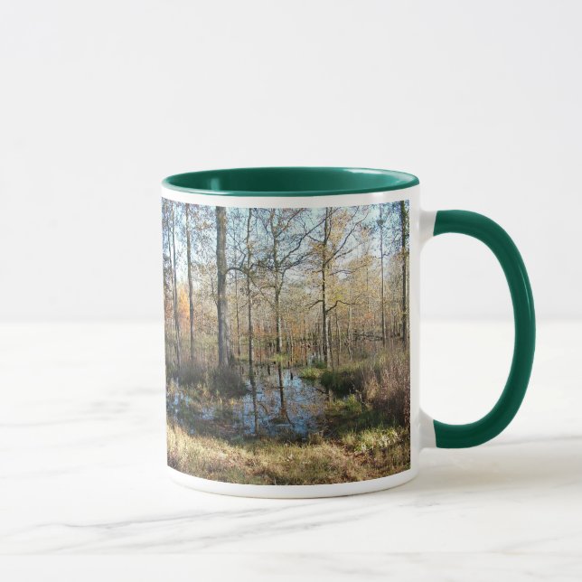 Herbst-Holz Tasse (Rechts)