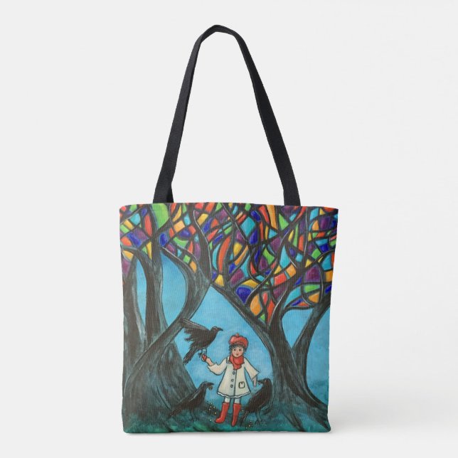Herbst hütet Taschen-Tasche Tasche (Rückseite)