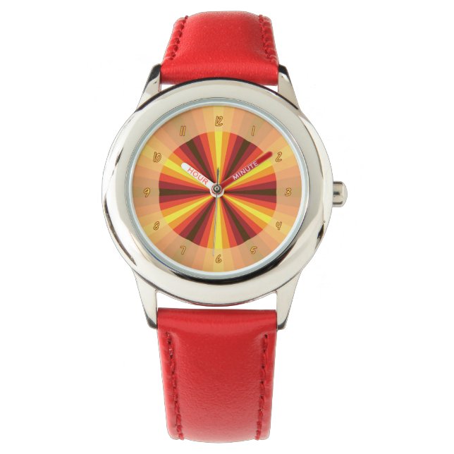Herbst-Illusionsuhr Armbanduhr (Vorderseite)