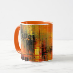 Herbst im Abstrakten Tasse
