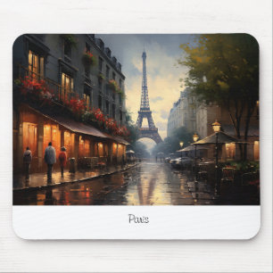 Herbst im alten Paris, Frankreich Mousepad