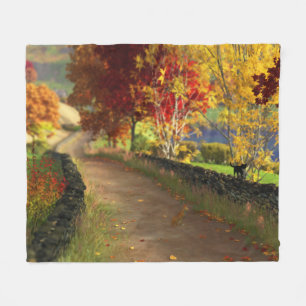 Herbst im Glen Fleece Blanket