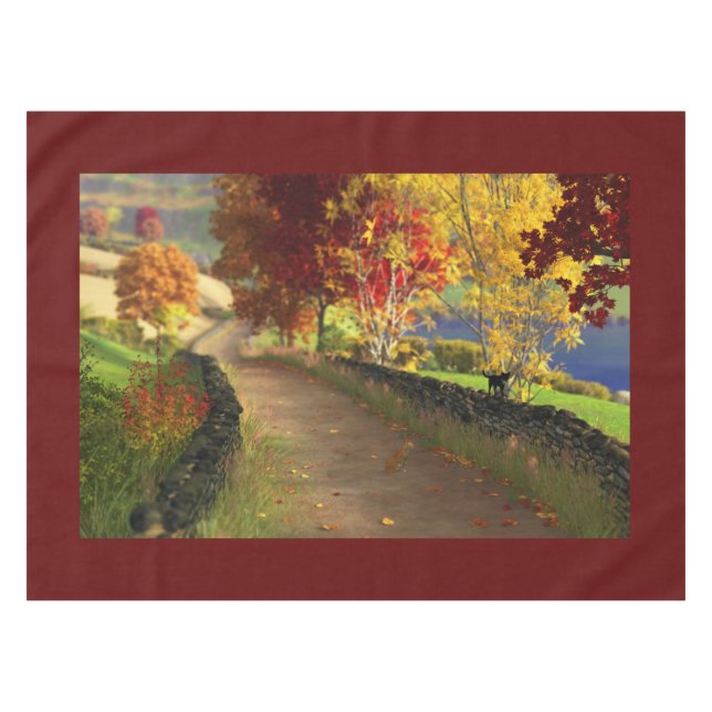 Herbst im Glen-Tablett Tischdecke (Vorderseite (Horizontal))