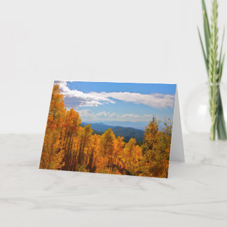 Herbst im New Mexiko Karte