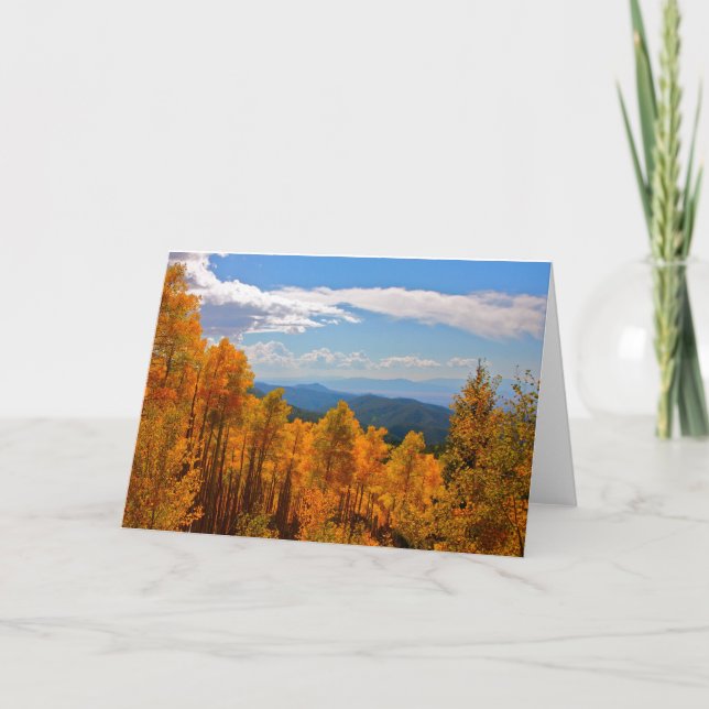 Herbst im New Mexiko Karte (Vorderseite)