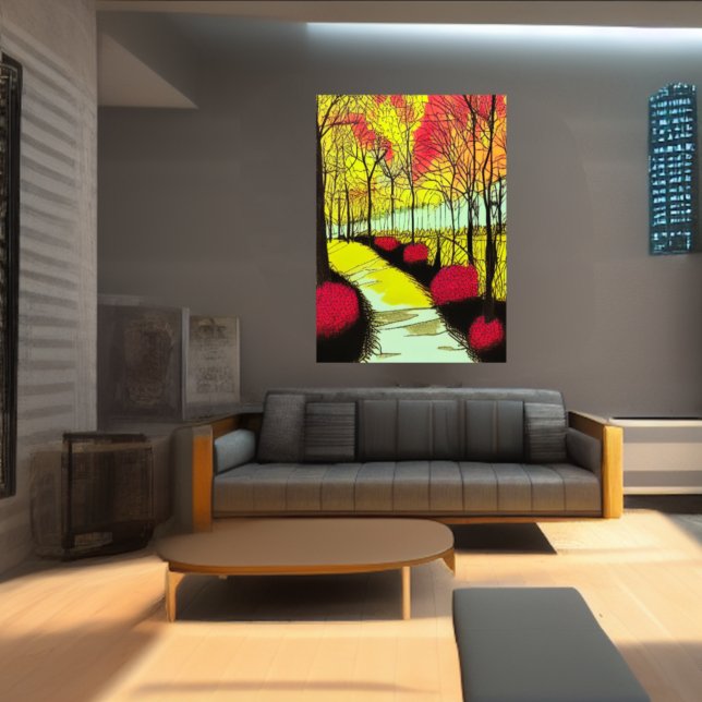 Herbst im Park | AI Art Poster (Von Creator hochgeladen)