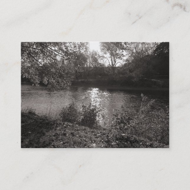 Herbst im Park Visitenkarte (Vorderseite)