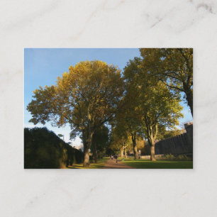 Herbst im Park Visitenkarte