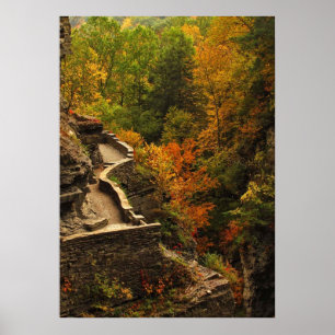 Herbst im Treman Staats-Park Poster