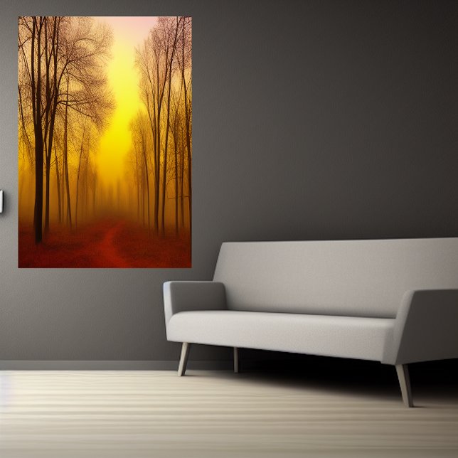 Herbst im Wald | AI Art Poster (Von Creator hochgeladen)