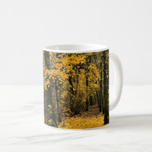 Herbst im Wald Kaffeetasse
