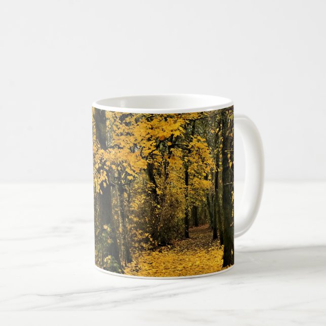 Herbst im Wald Kaffeetasse (VorderseiteRechts)