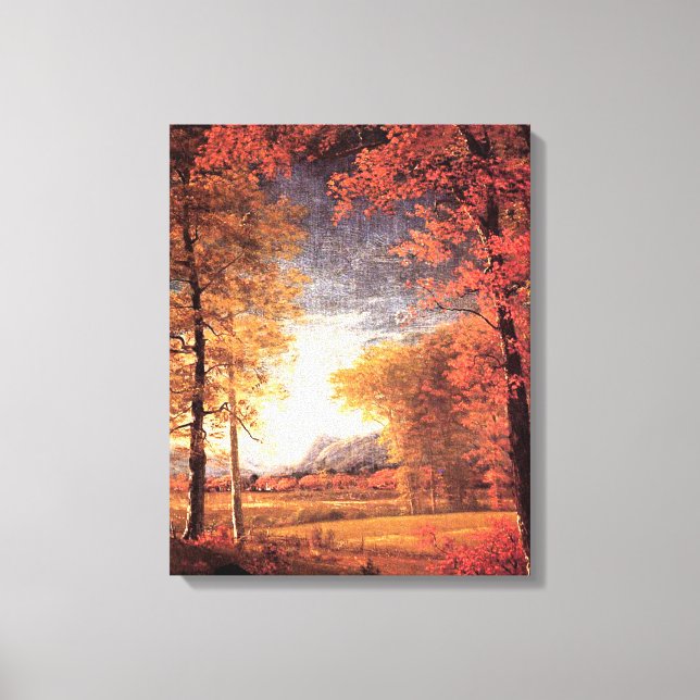 Herbst in Amerika, Oneida Landkreis, NY, Leinwanddruck (Vorderseite)