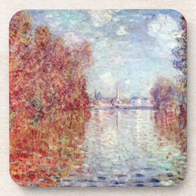 Herbst in Argentinien von Claude Monet Getränkeuntersetzer (Vorderseite)