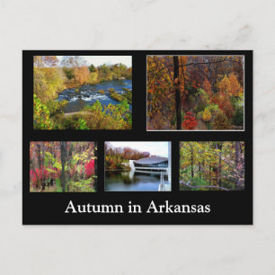 Herbst in Arkansas Fotografie Postkarte