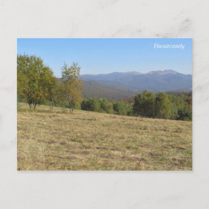 Herbst in Bieszczady Postkarte