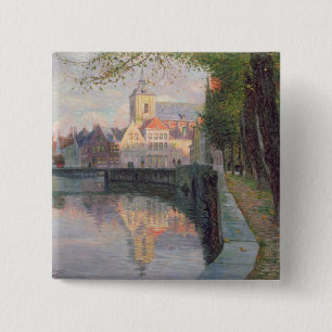 Herbst in Brügge Button