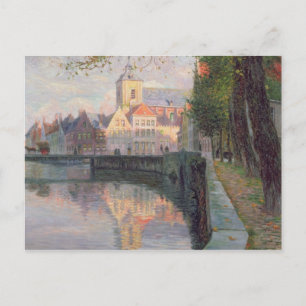 Herbst in Brügge Postkarte