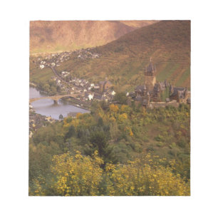 Herbst in Cochem, Rheinland Pfalz, Deutschland Notizblock