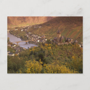 Herbst in Cochem, Rheinland-Pfalz, Deutschland Postkarte