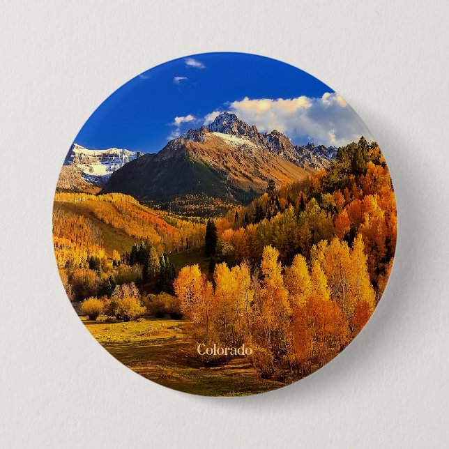Herbst in Colorado Button (Vorderseite)