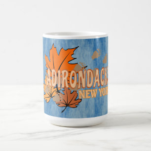 Herbst in den Adirondacks mit Herbstlauben Bear Tr Kaffeetasse