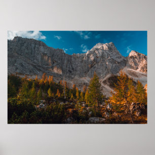 Herbst in den Bergen Poster