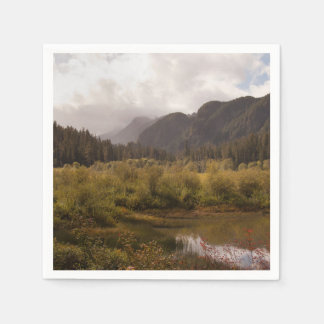 Herbst in den Bergen Serviette