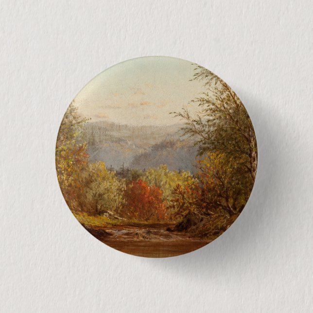 Herbst in den Catskills - Charles W. Knapp Button (Vorderseite)