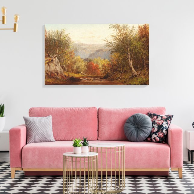 Herbst in den Catskills - Charles W. Knapp Leinwanddruck (Insitu (Wohnzimmer))