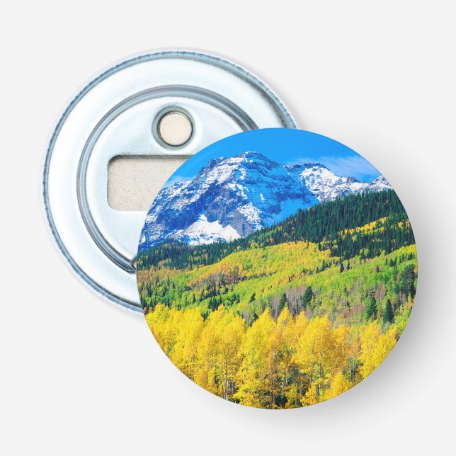 Herbst in den Rockies Flaschenöffner (Vorderseite)