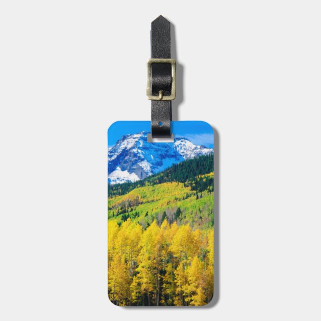 Herbst in den Rockies Gepäckanhänger (Vorderseite vertikal)