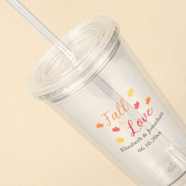 Herbst in der Liebe Acryltrinkbecher (Von Creator hochgeladen)