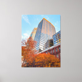 Herbst in der Stadt Leinwanddruck