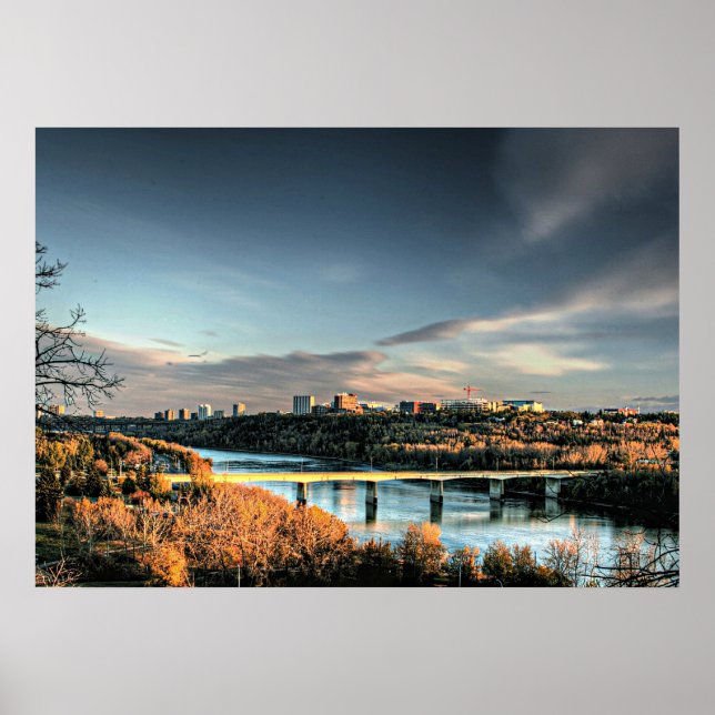 Herbst in Edmonton Poster (Vorne)