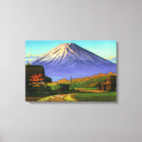Herbst in Funatsu Fuji Kawase Hasui 1953 Poster