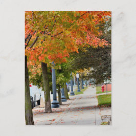 Herbst in Iowa Postkarte