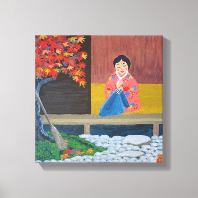 Herbst in Japan Leinwanddruck (Vorderseite)