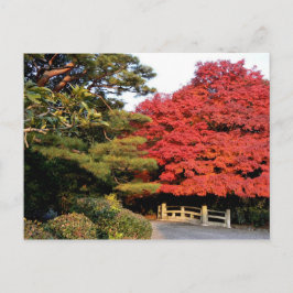 Herbst in Japan Postkarte