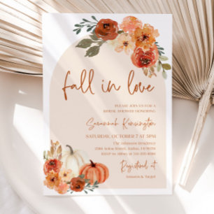 Herbst in Liebe Bridal Dusche Einladung, Arch Boho Einladung