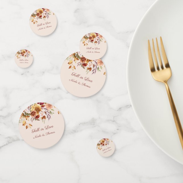 Herbst in Liebe Confetti, Herbst in Liebe Hochzeit Konfetti (Gruppe)