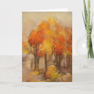 Herbst in meinem Haus Karte