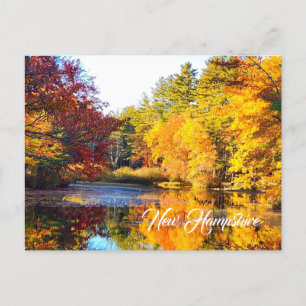 Herbst in New Hampshire Postkarte