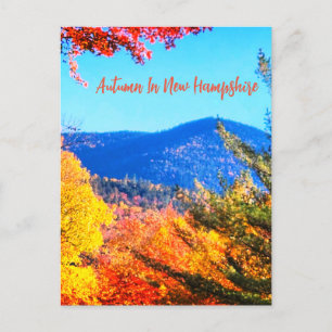Herbst in New Hampshire Postkarte