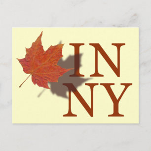 Herbst in New York Postkarte