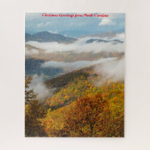 Herbst in North Carolina. Weihnachtsgrüße